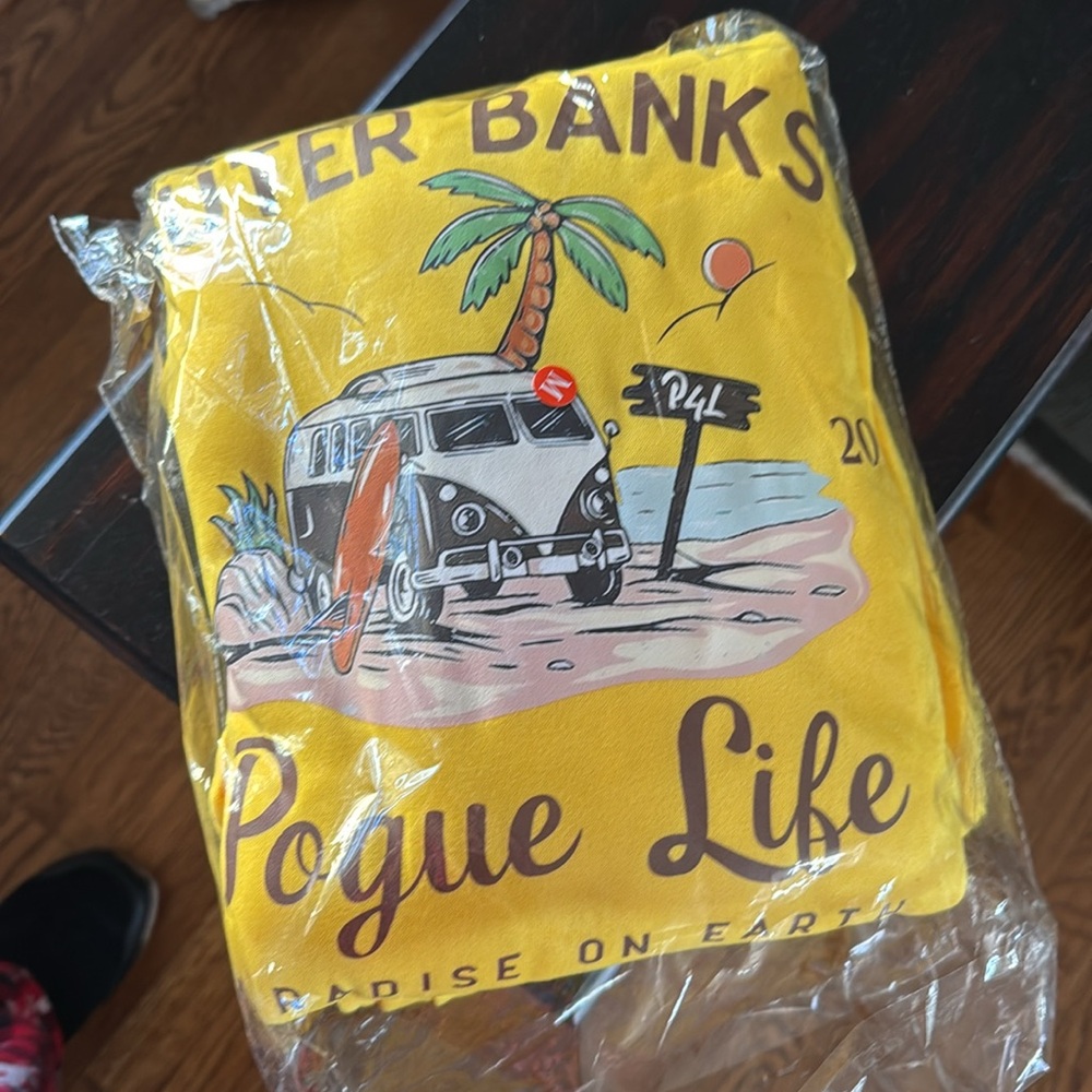 NEW YELLOW Outer Banks Pogue Life Hoodie Sweatpants Suit 2 Piece Sweatsuits